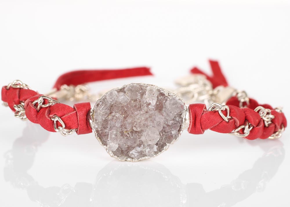 Nina Nguyen Druzy Quartz Bracelet