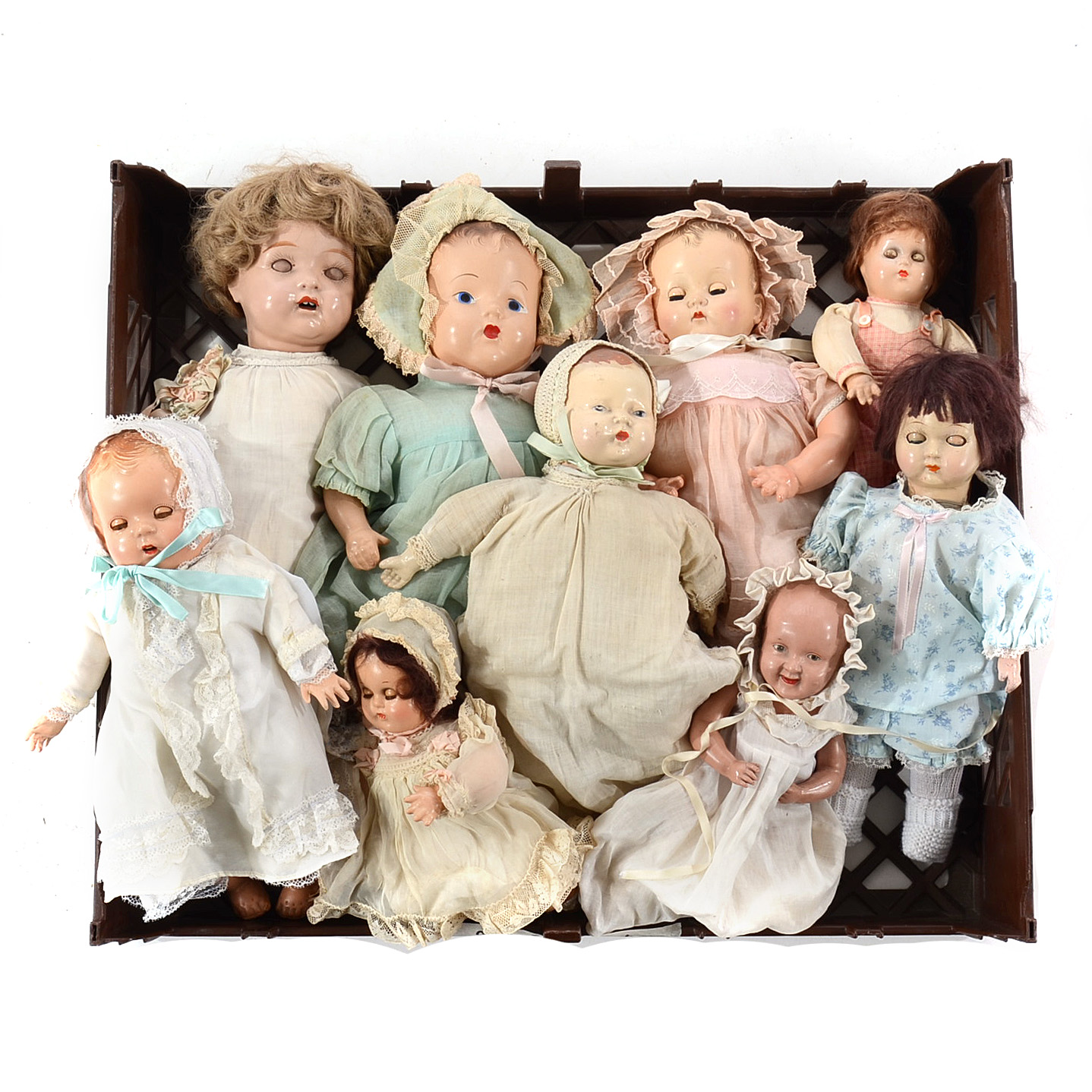 Collection of Vintage Composition Dolls