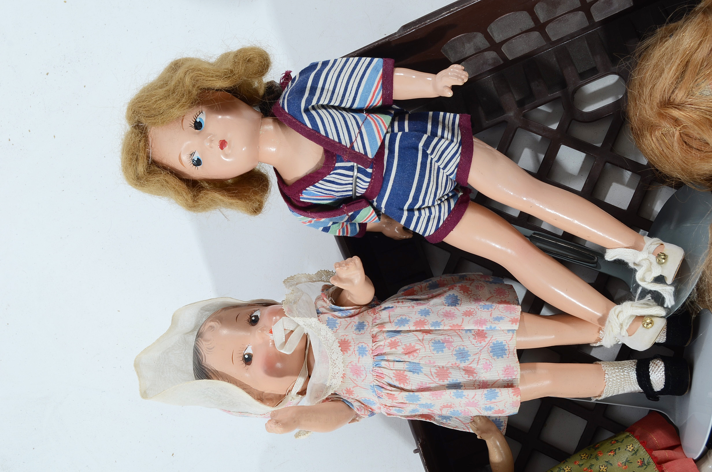 Collection of Assorted Vintage Composition Dolls