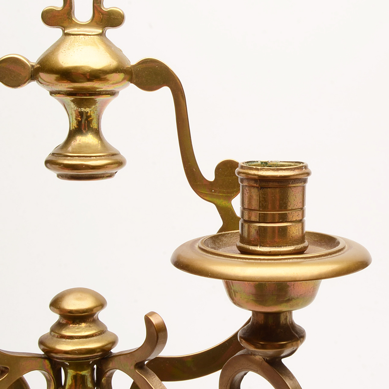 Pair of Brass Candle Sconces