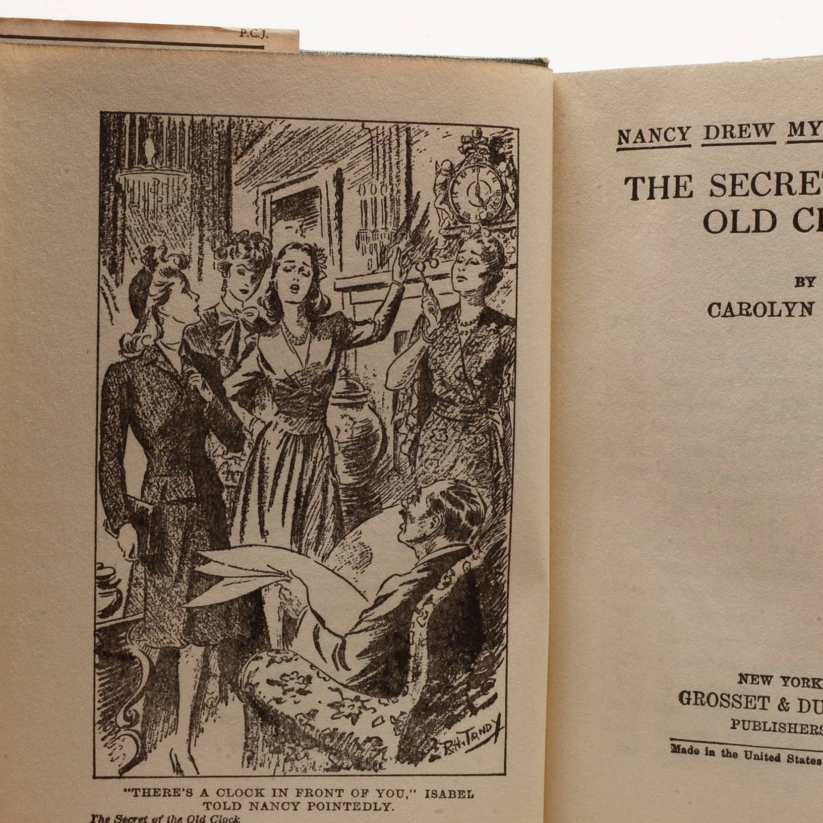 1944 "Nancy Drew Mystery Stories: The Secret of the Old Clock"