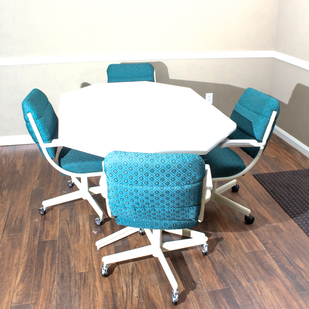 Retro Table and Chairs by Chromcraft