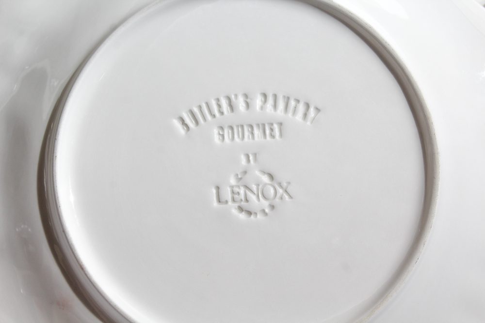 Lenox Butler's Pantry Gourmet Dinner Plates