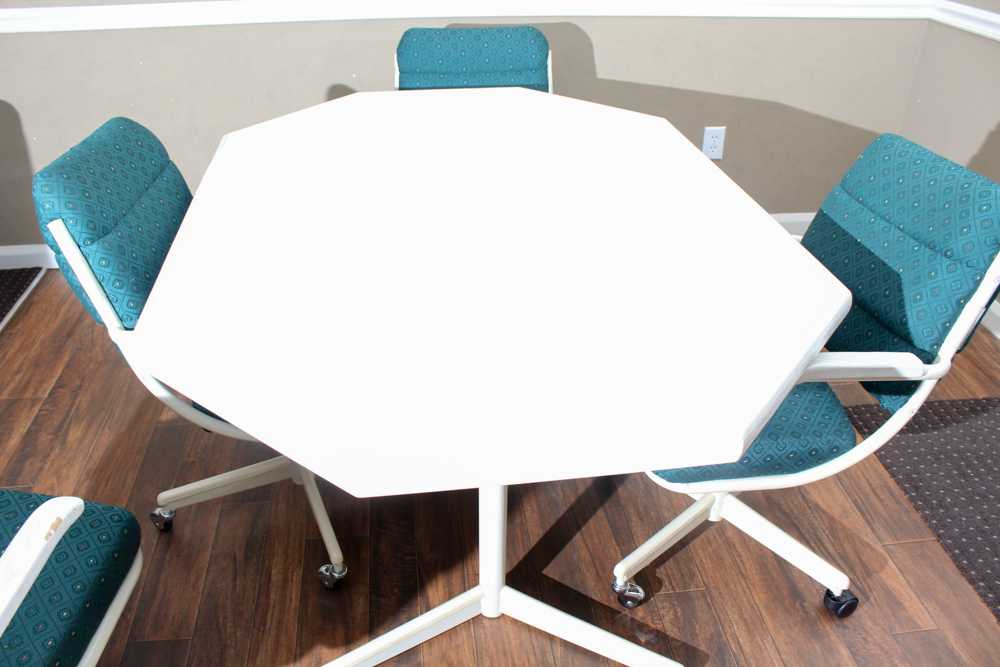 Retro Table and Chairs by Chromcraft