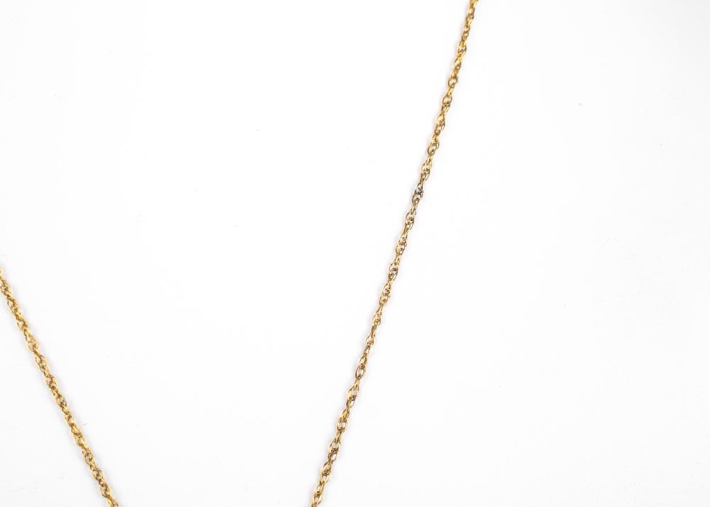 Sterling Silver Freeform Sapphire and Diamond Necklace