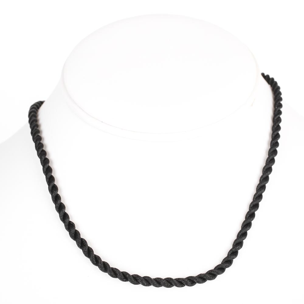 Bixby Sterling Silver and 18K Yellow Gold Cord Necklace