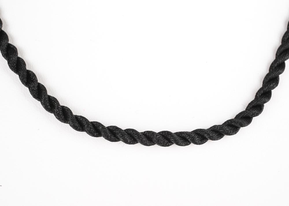 Bixby Sterling Silver and 18K Yellow Gold Cord Necklace