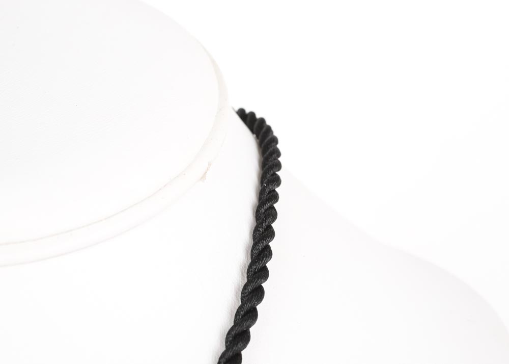 Bixby Sterling Silver and 18K Yellow Gold Cord Necklace