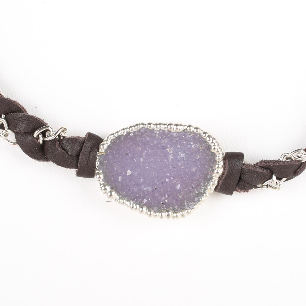 Nina Nguyen Druzy Quartz Necklace