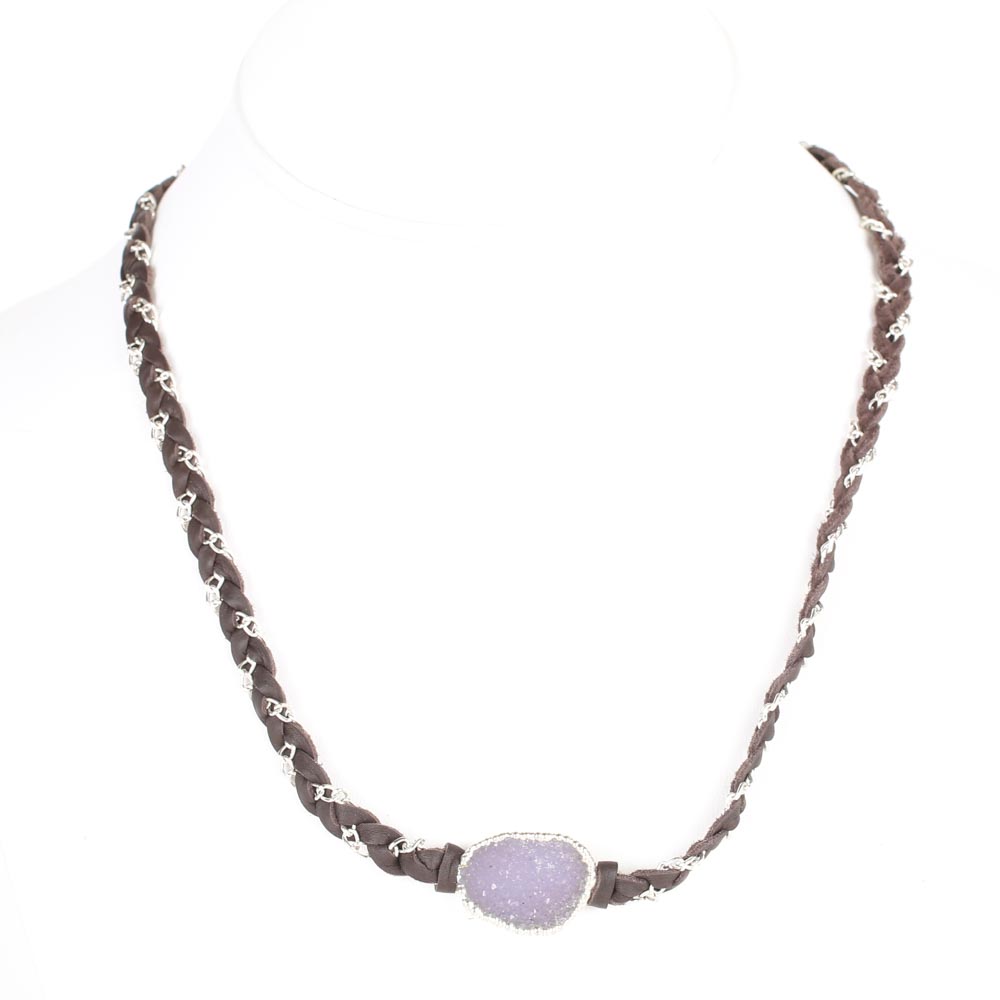 Nina Nguyen Druzy Quartz Necklace