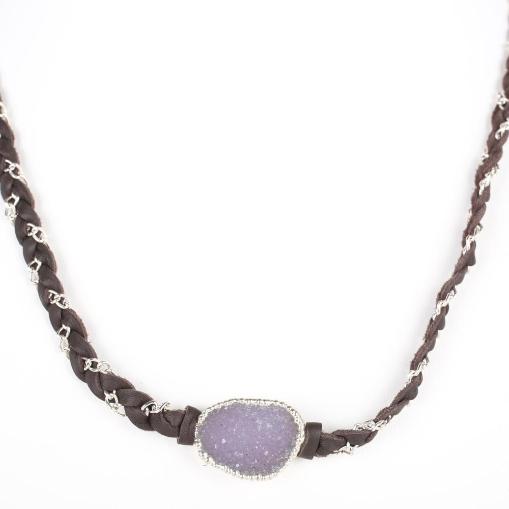 Nina Nguyen Druzy Quartz Necklace