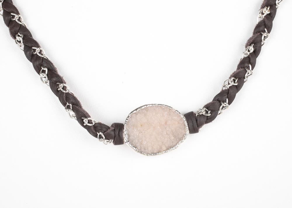 Nina Nguyen Druzy Quartz Necklace
