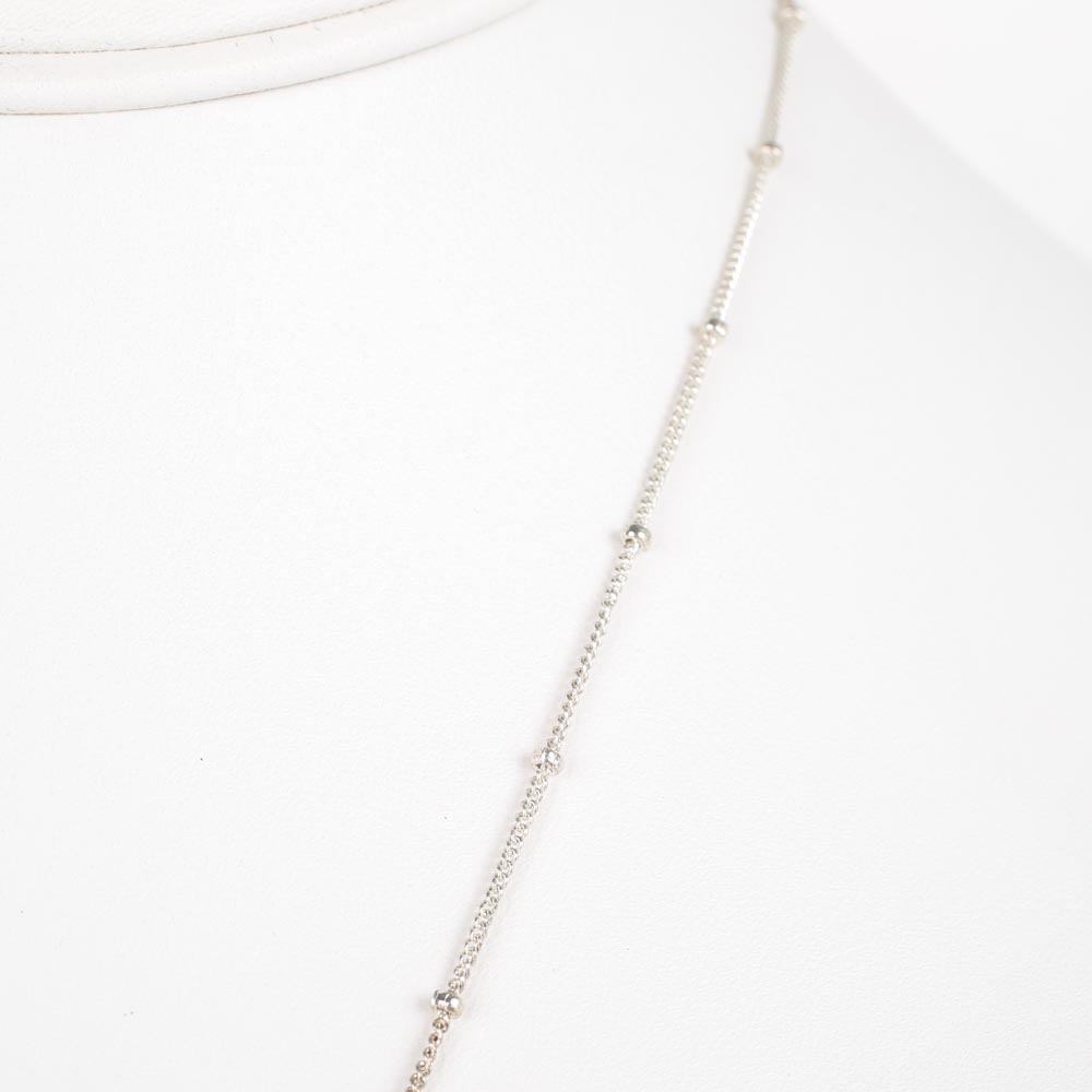 Nina Nguyen Sterling Silver Geode Slice "Venus" Pendant Necklace