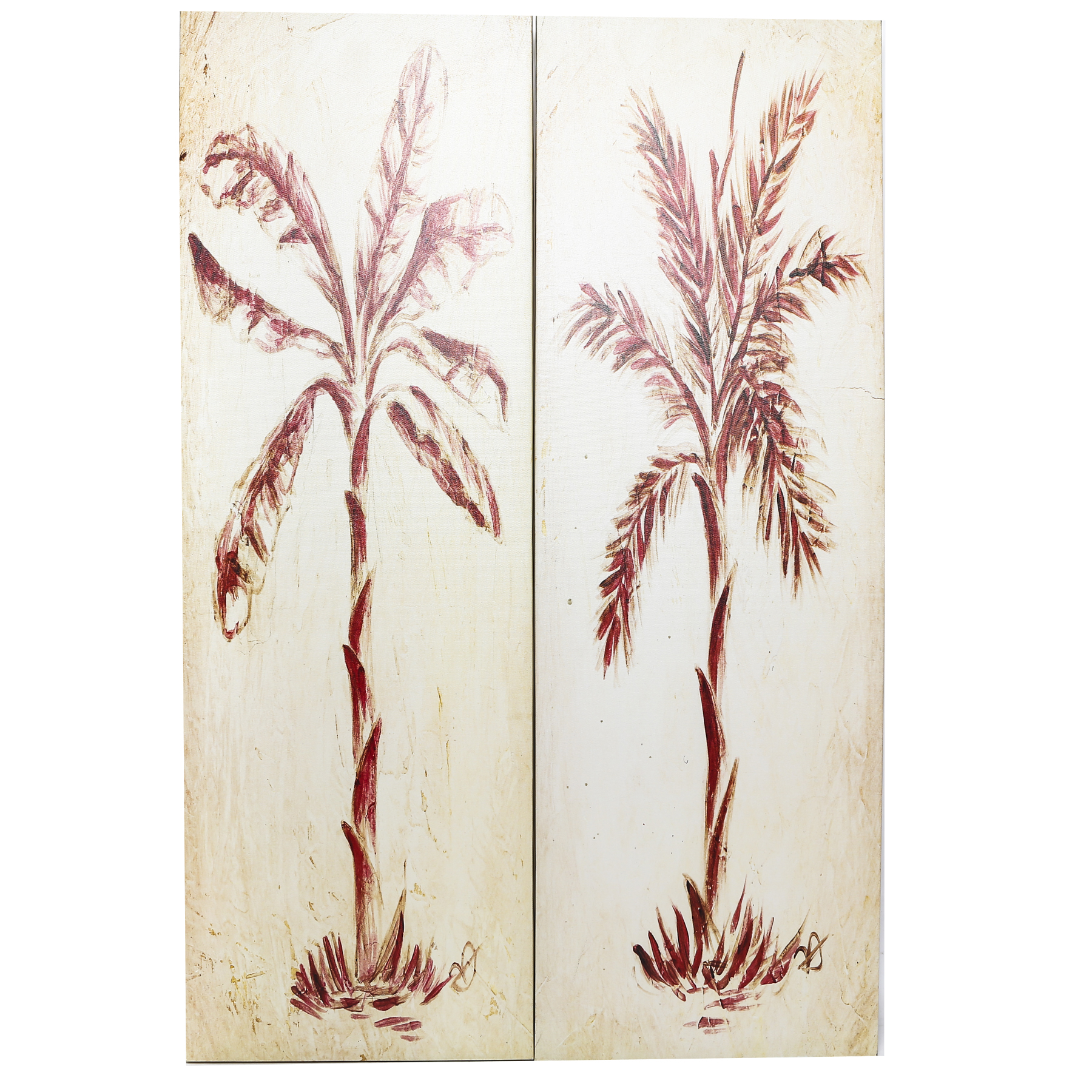 Pair  of Giclees on Canvas of Palm Trees