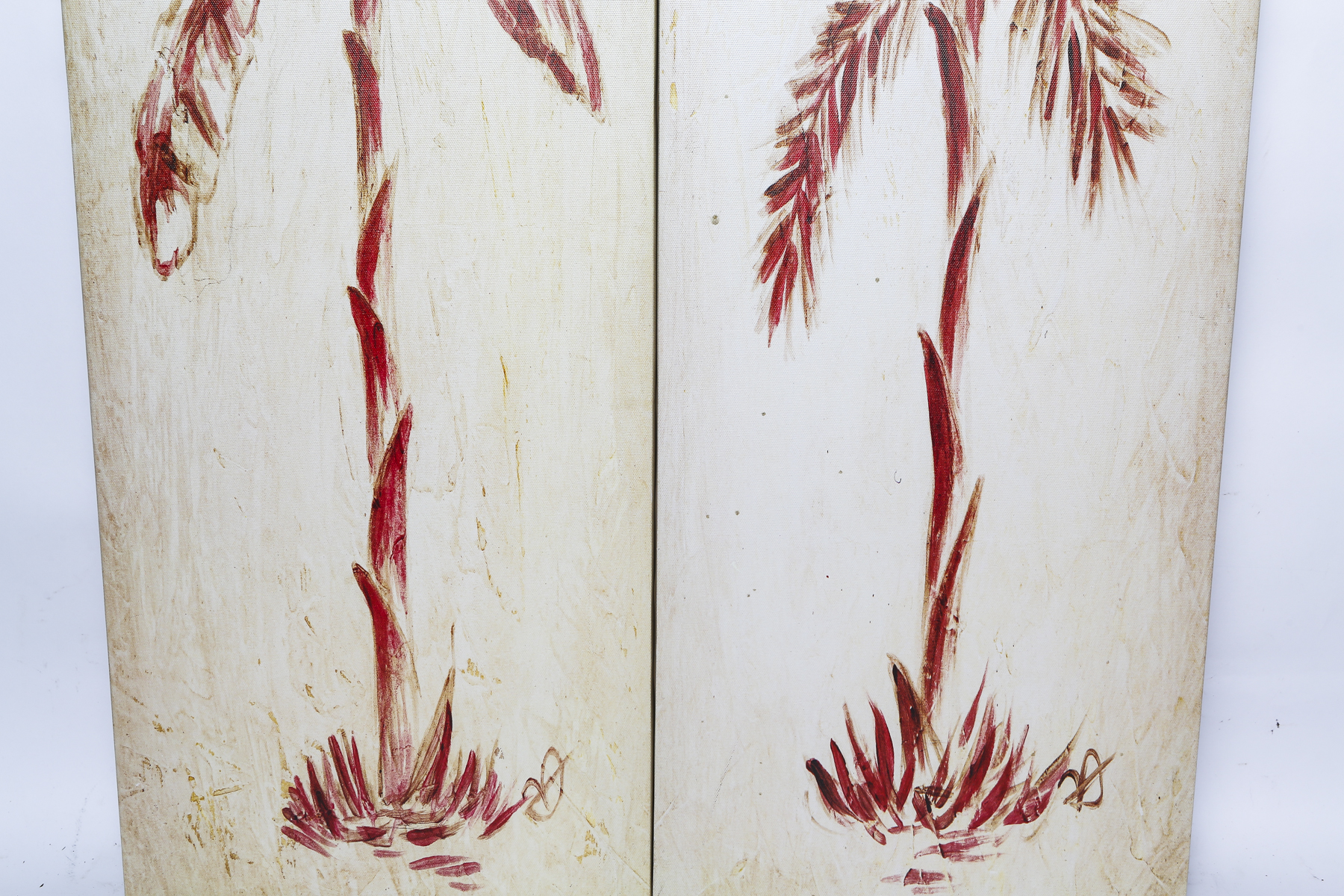 Pair  of Giclees on Canvas of Palm Trees