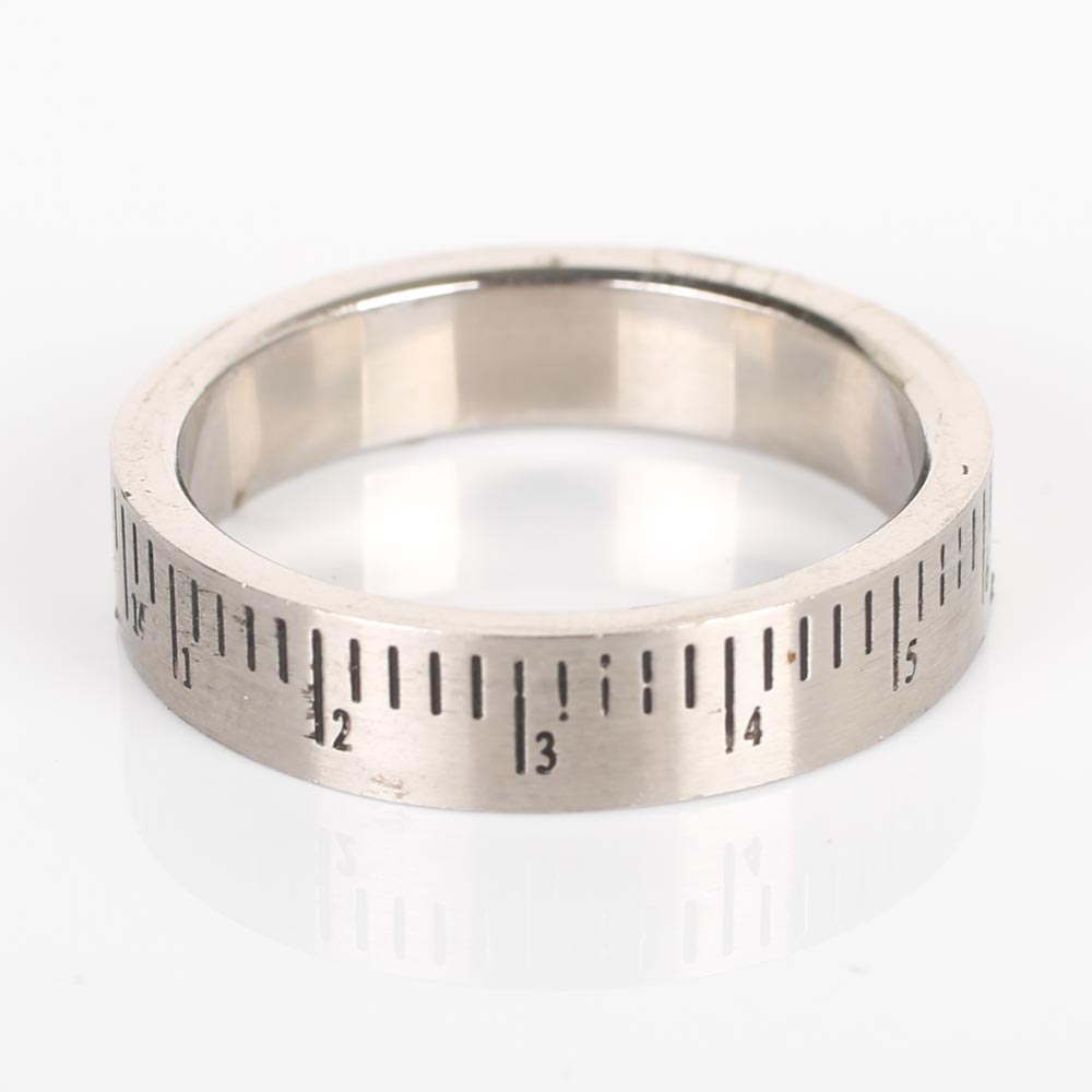 Stainless Steel "Ruler" Band