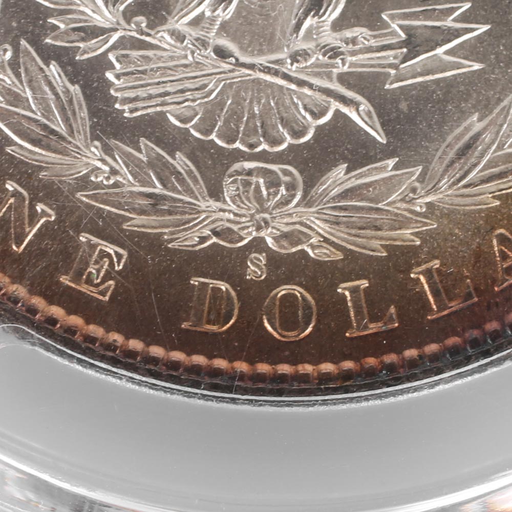 PCGS Graded 1890 S Morgan Silver Dollar