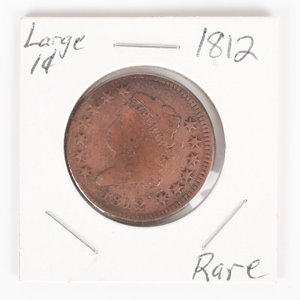 1812 Classic Head Large Cent