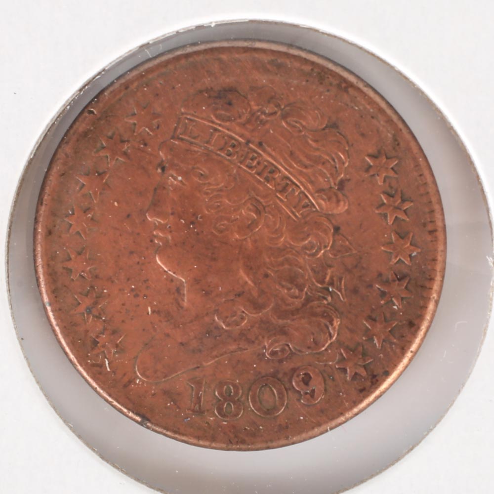 1809 Classic Head Half Cent