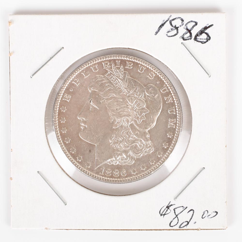 1886 Morgan Silver Dollar