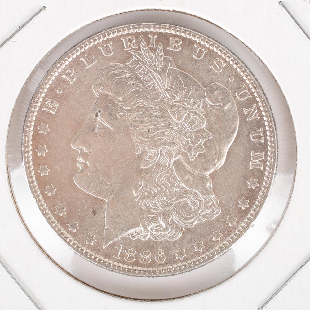 1886 Morgan Silver Dollar