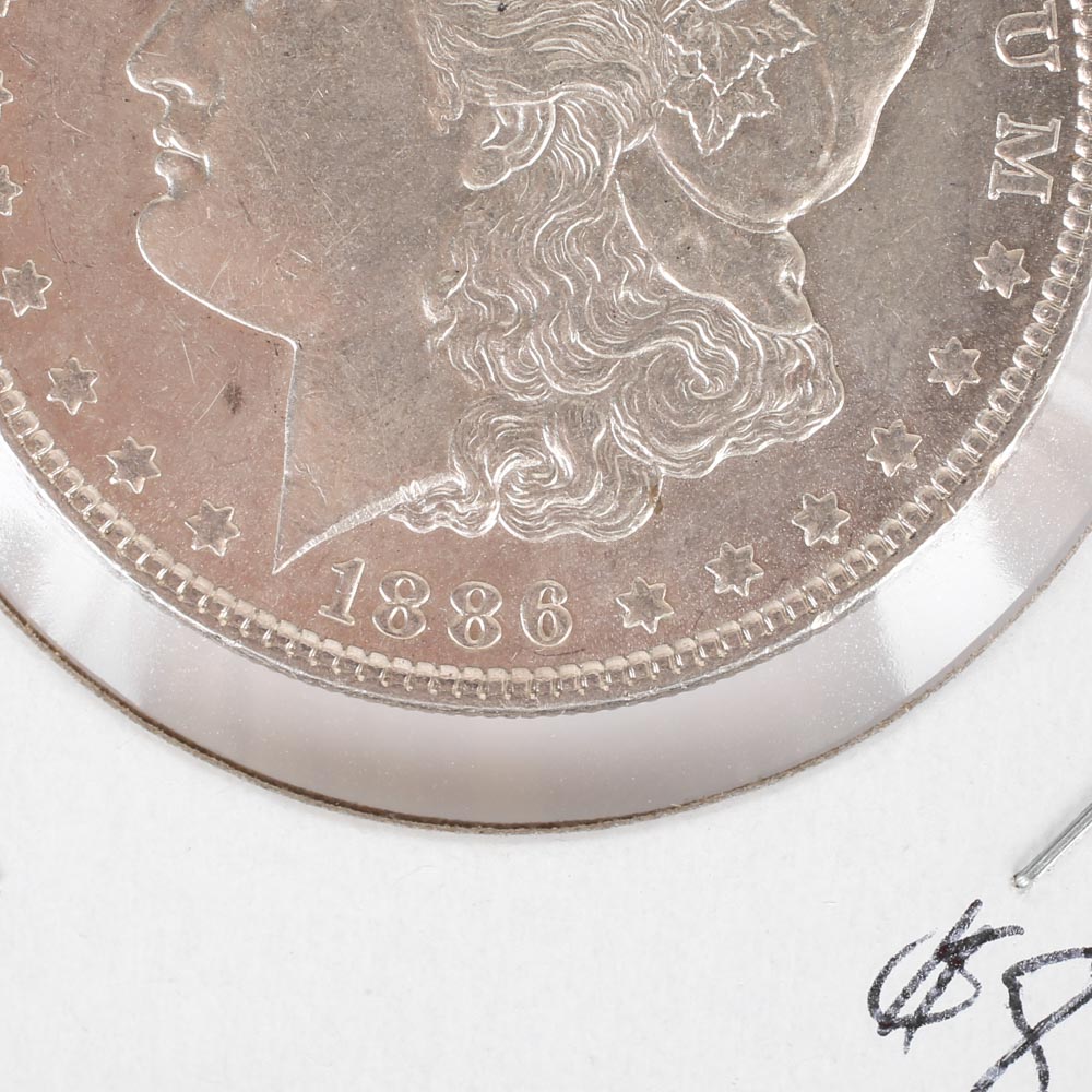 1886 Morgan Silver Dollar