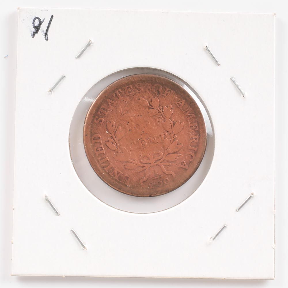 1808 Draped Bust Half Cent