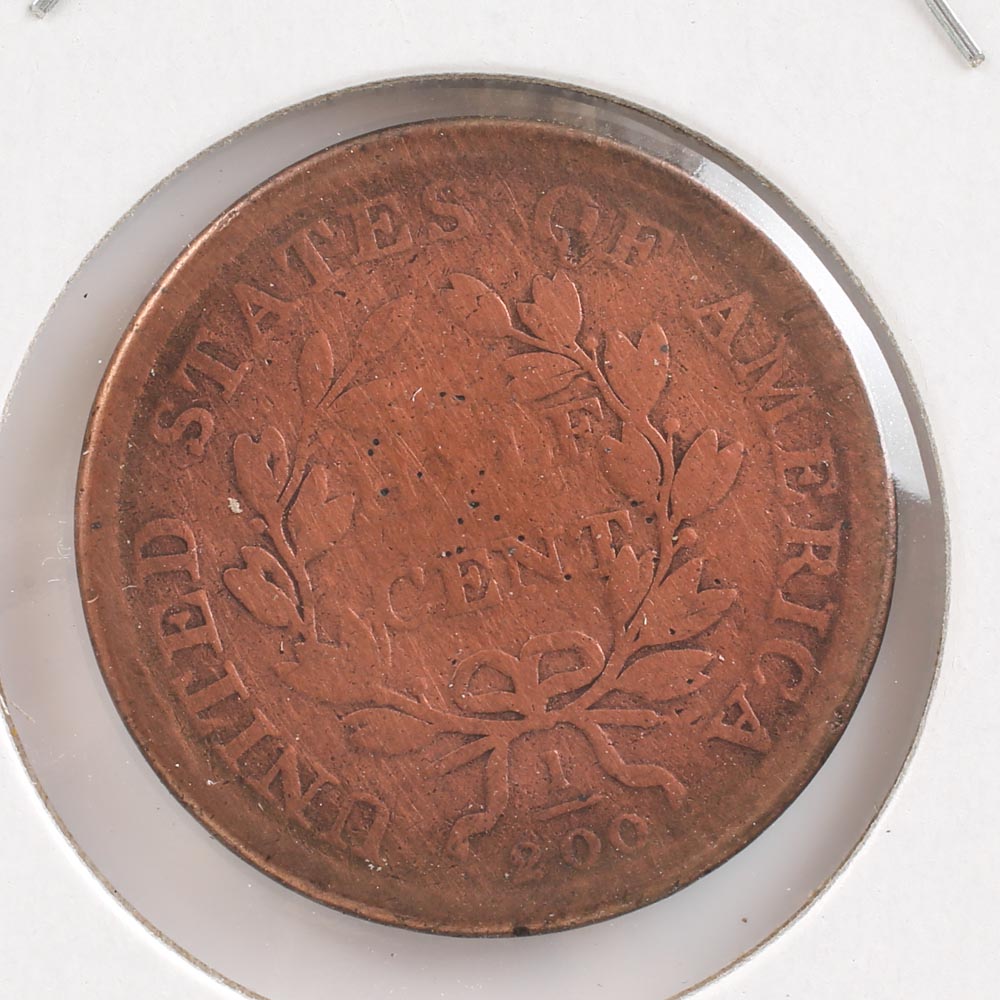 1808 Draped Bust Half Cent