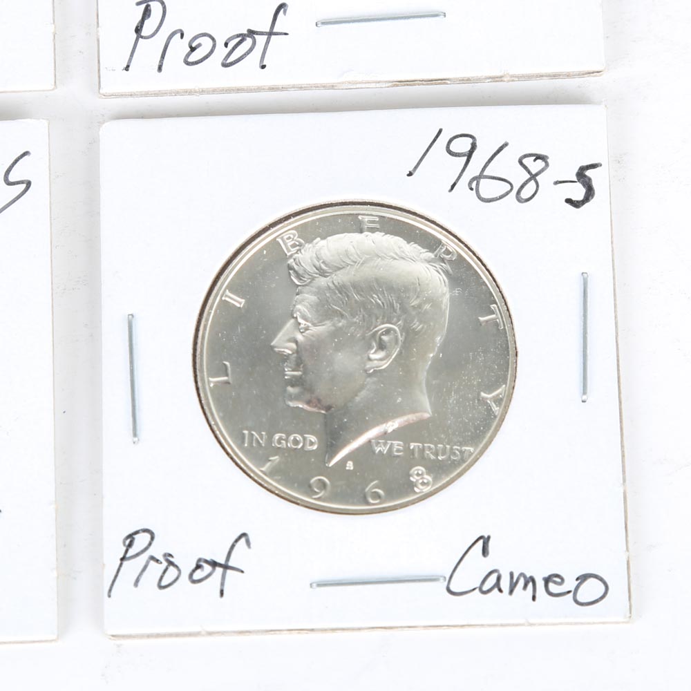 1968 S Kennedy Half Dollar Proof Coins