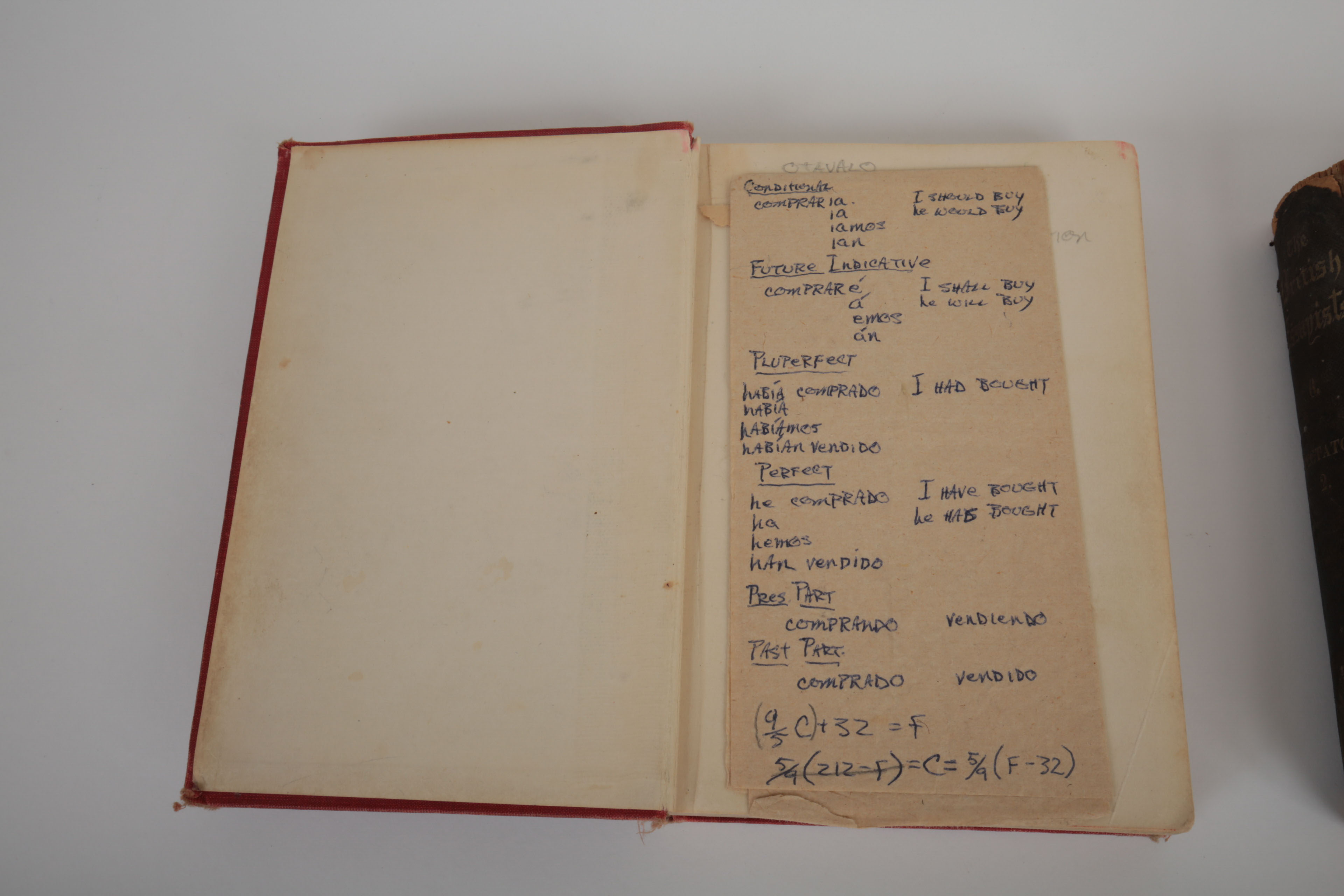 Antique Books "The British Essayists" and "A Spanish Grammar"