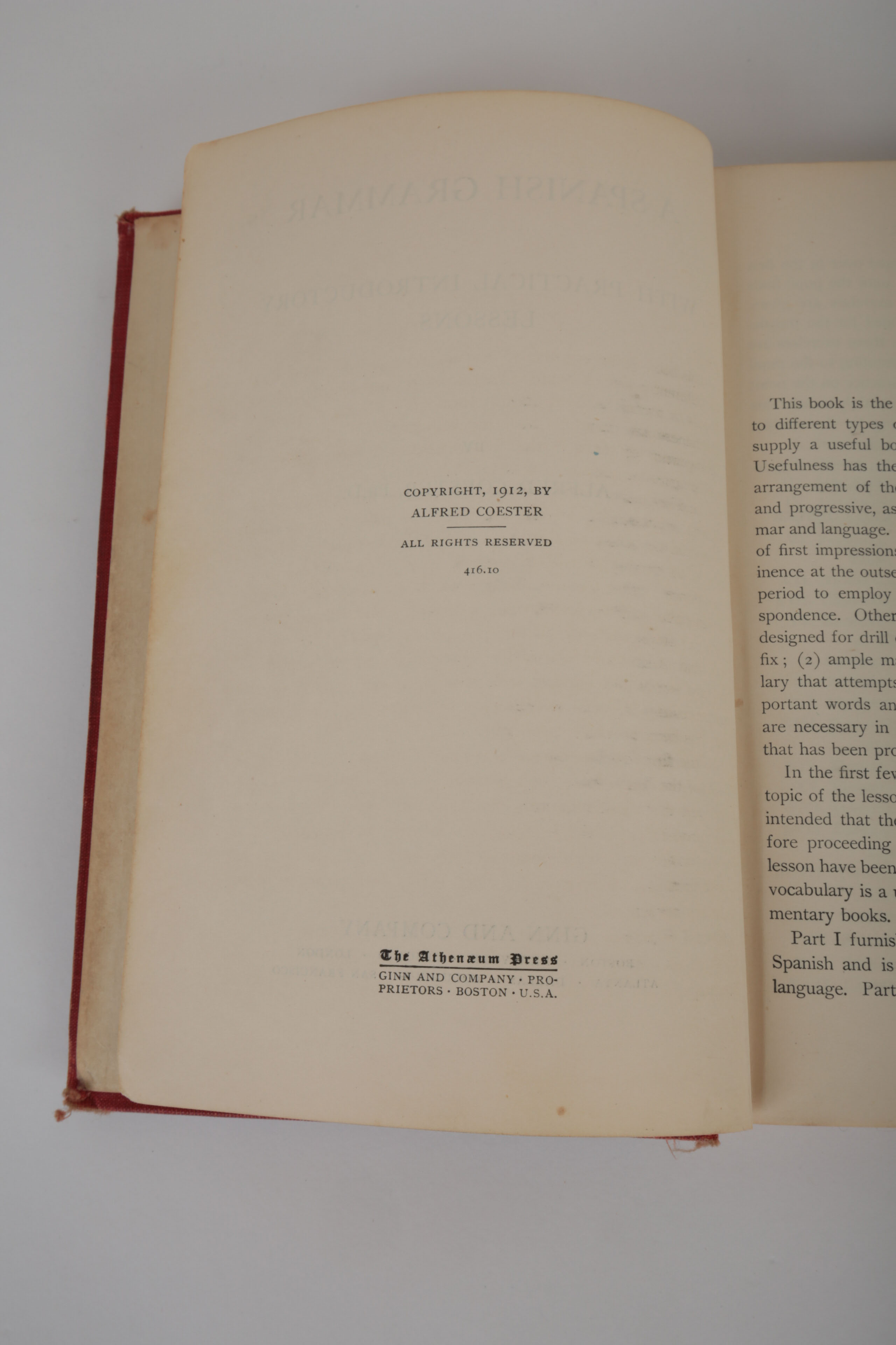 Antique Books "The British Essayists" and "A Spanish Grammar"