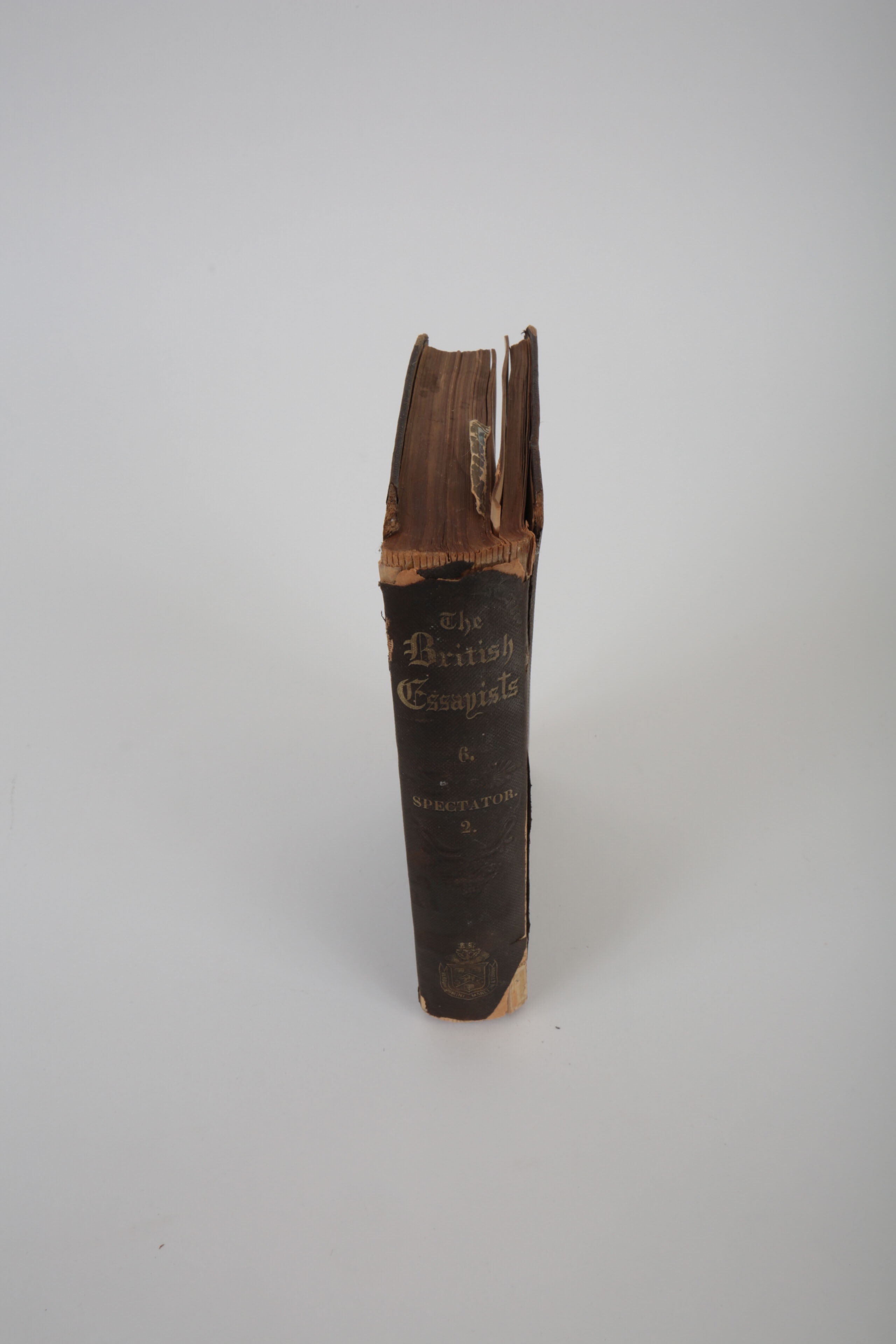 Antique Books "The British Essayists" and "A Spanish Grammar"