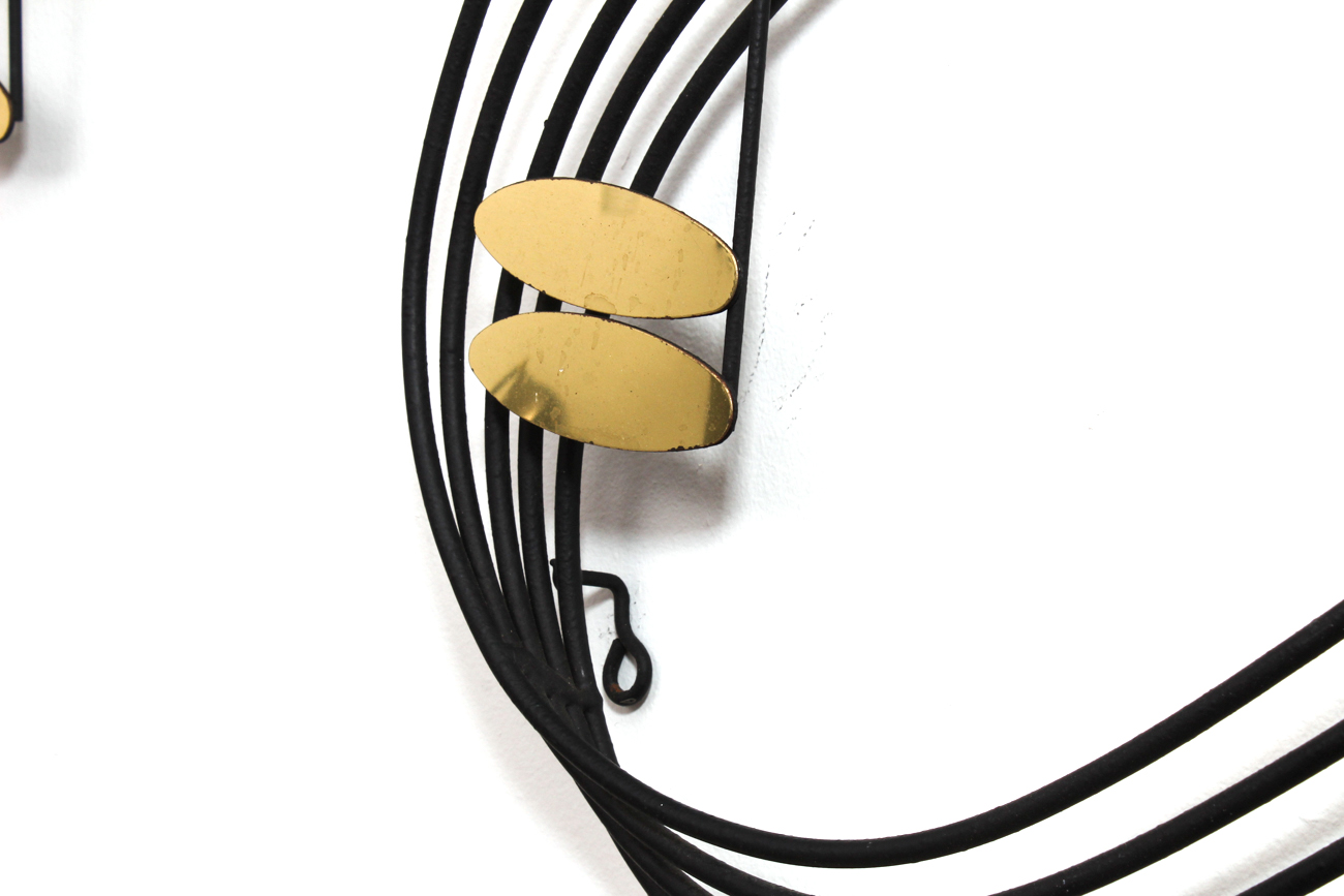 Signed Musical Note Wall Hanging by Curtis Jere
