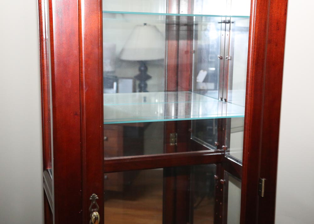 Glazed-Door Curio Cabinet
