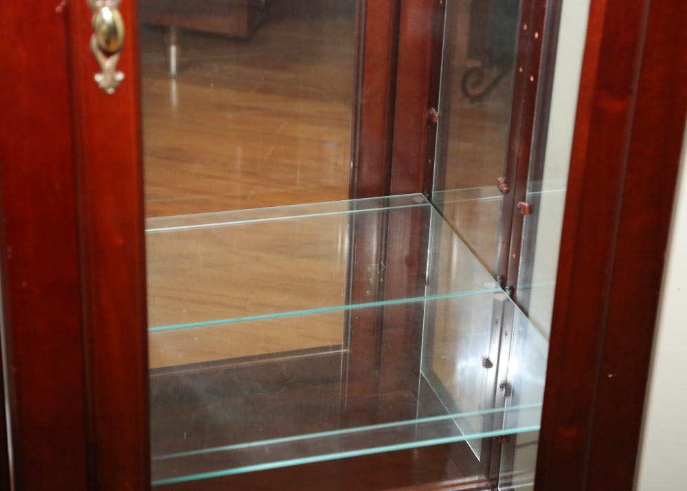 Glazed-Door Curio Cabinet