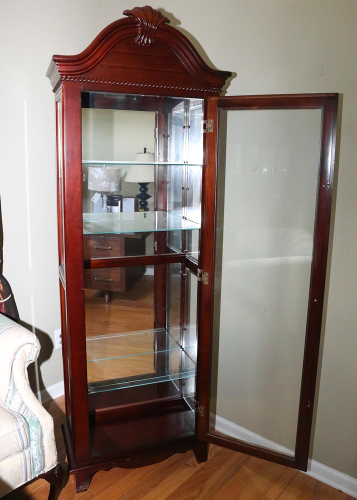 Glazed-Door Curio Cabinet