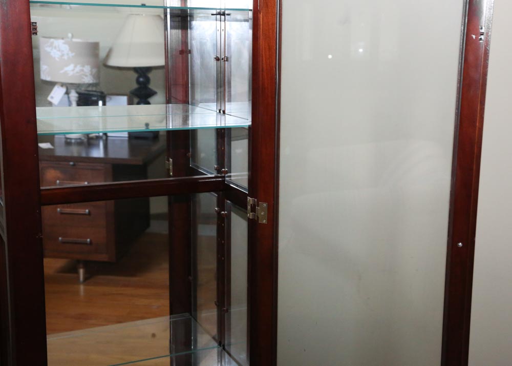 Glazed-Door Curio Cabinet
