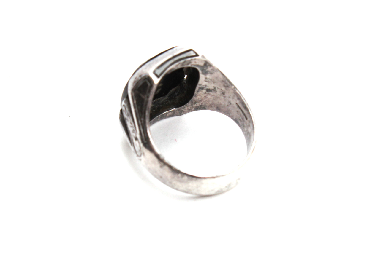 Three Sterling Silver Mens Rings