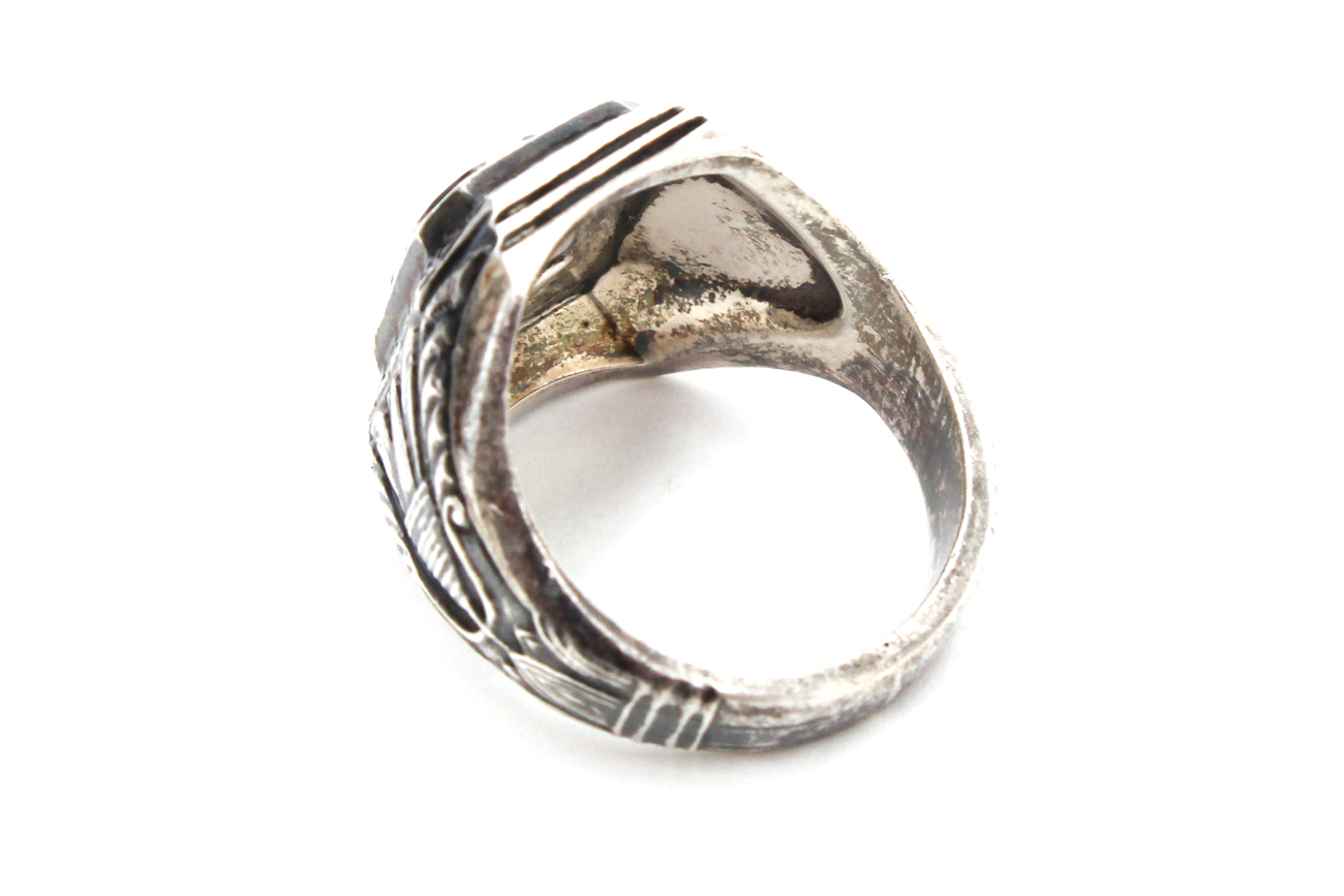 Three Sterling Silver Mens Rings