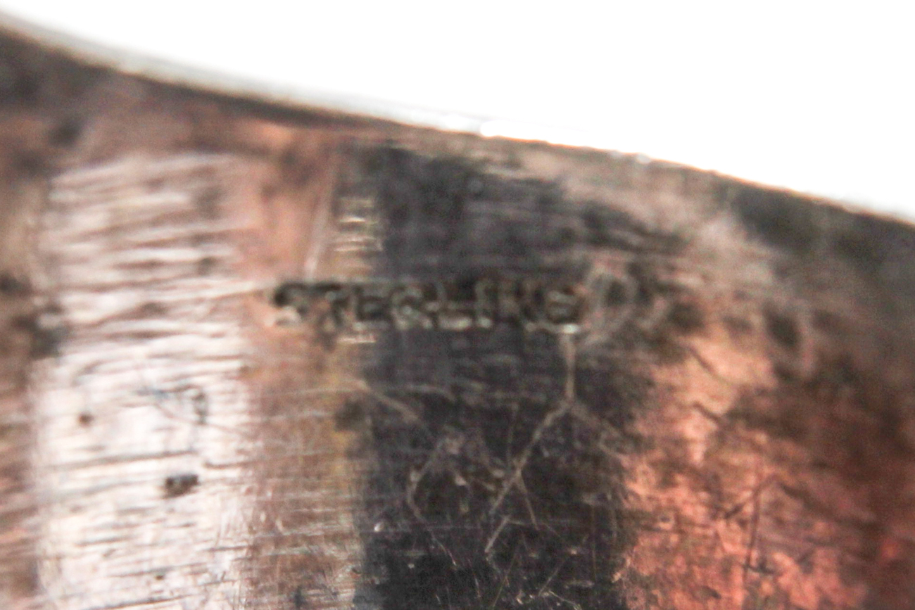 Three Sterling Silver Mens Rings