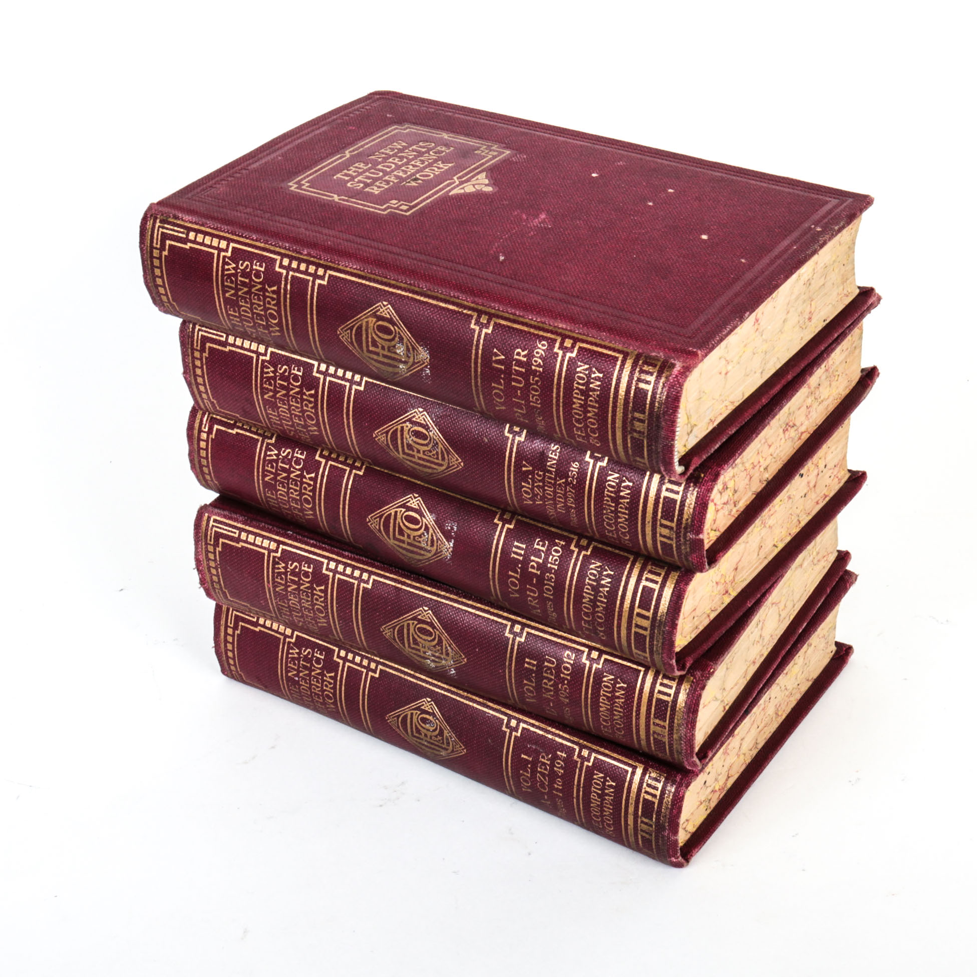 "The New Student's Reference Work" Book Set