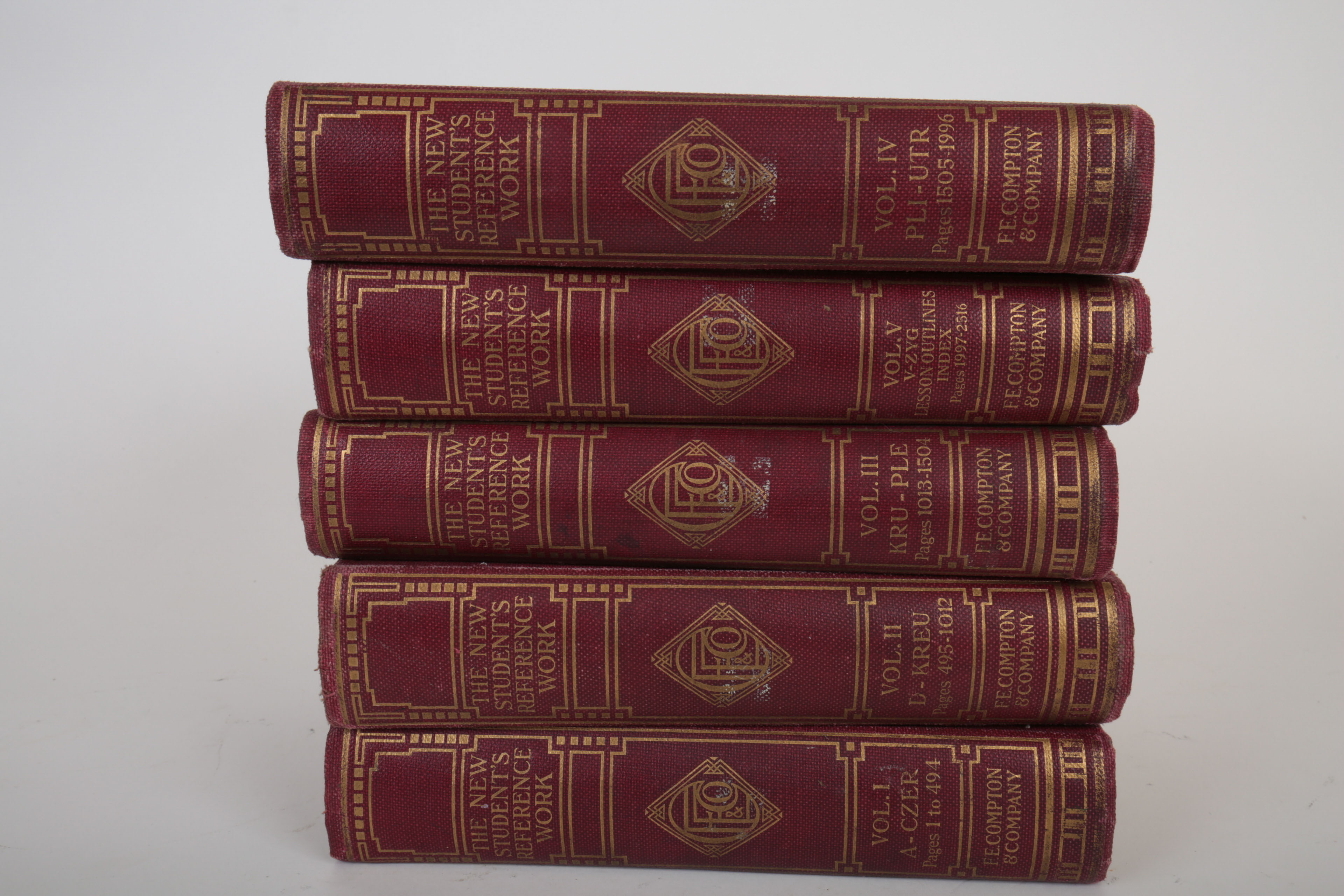 "The New Student's Reference Work" Book Set