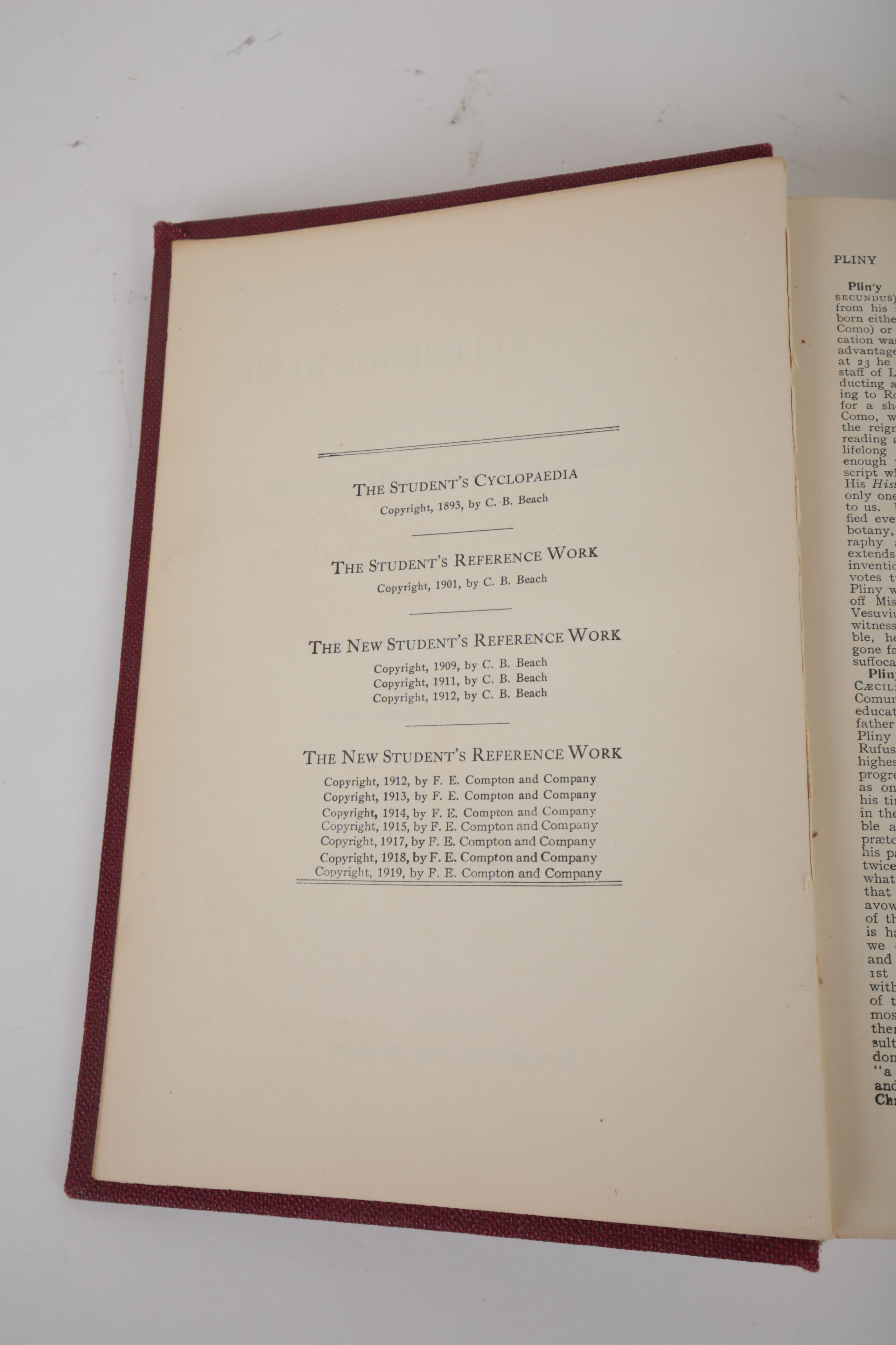 "The New Student's Reference Work" Book Set