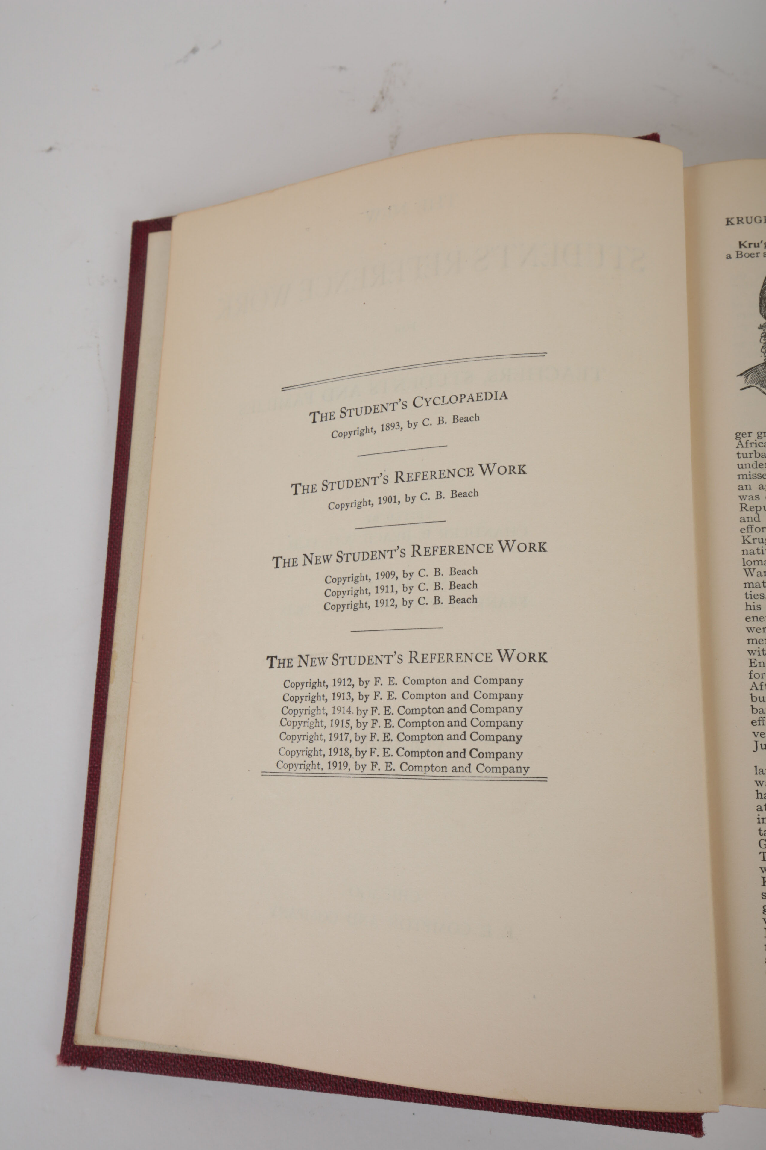 "The New Student's Reference Work" Book Set