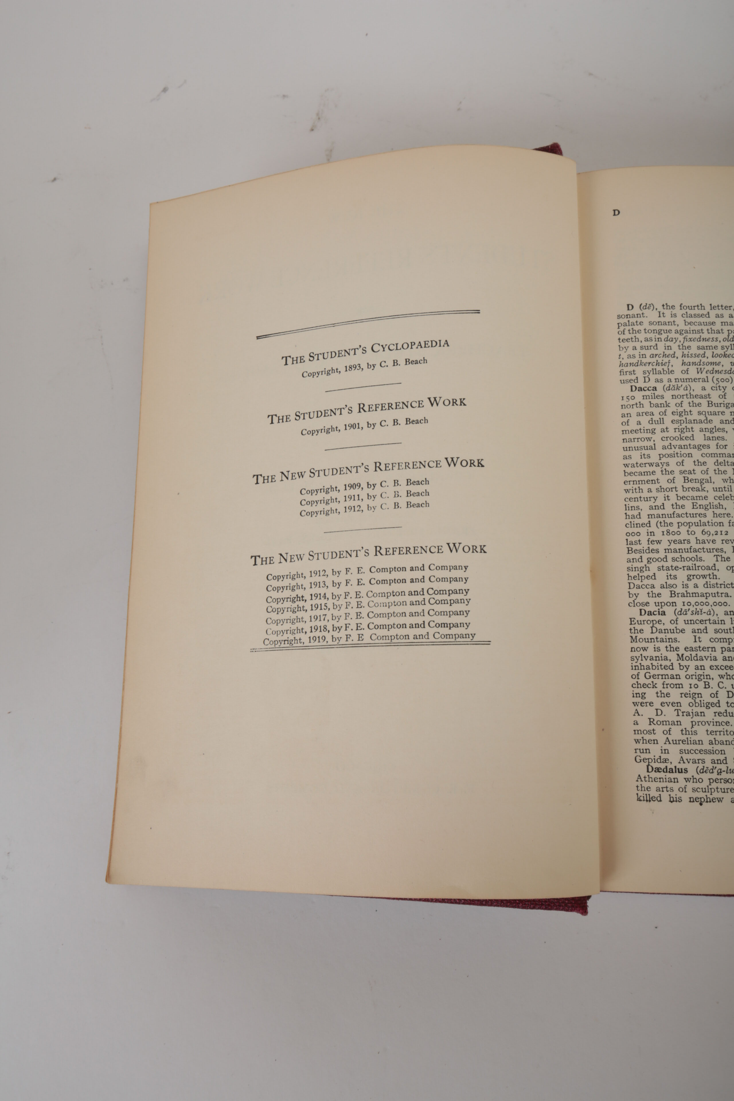 "The New Student's Reference Work" Book Set