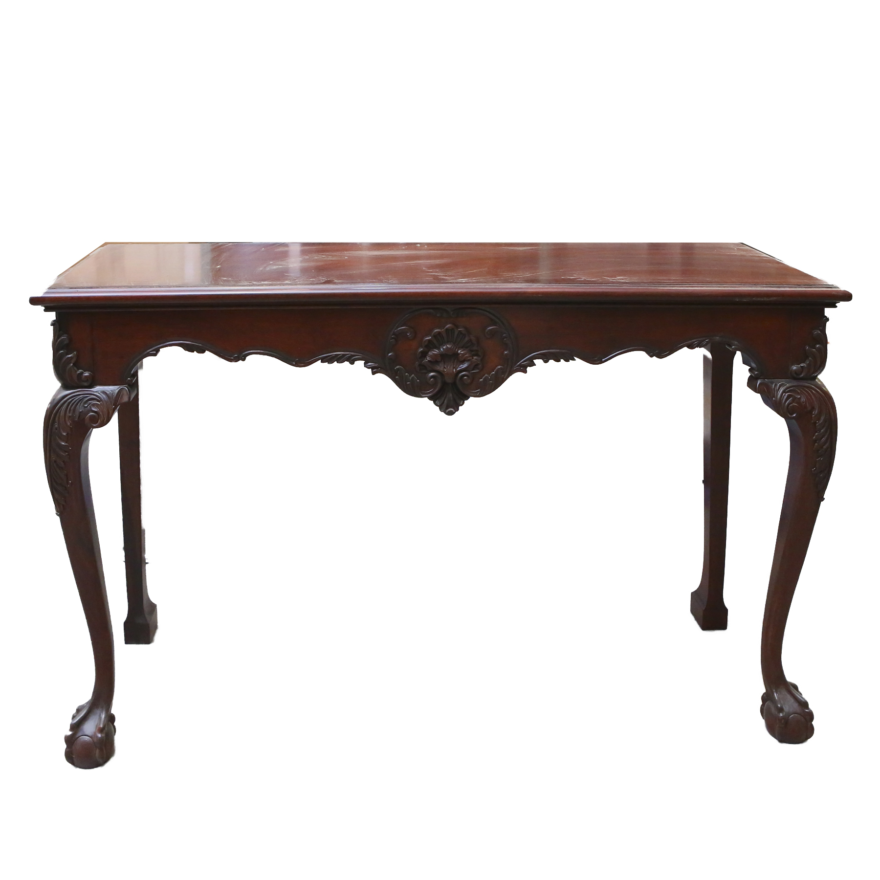 Vintage Chippendale Style Console Table