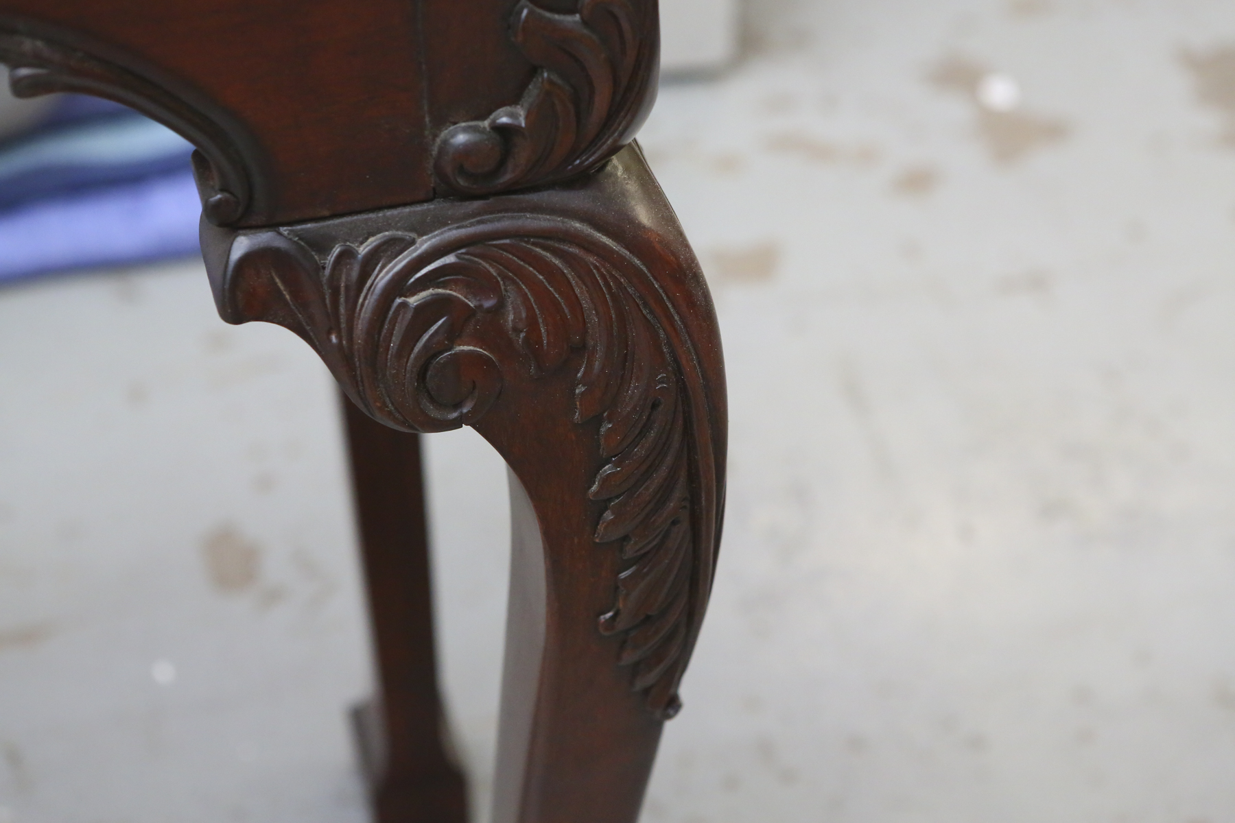 Vintage Chippendale Style Console Table