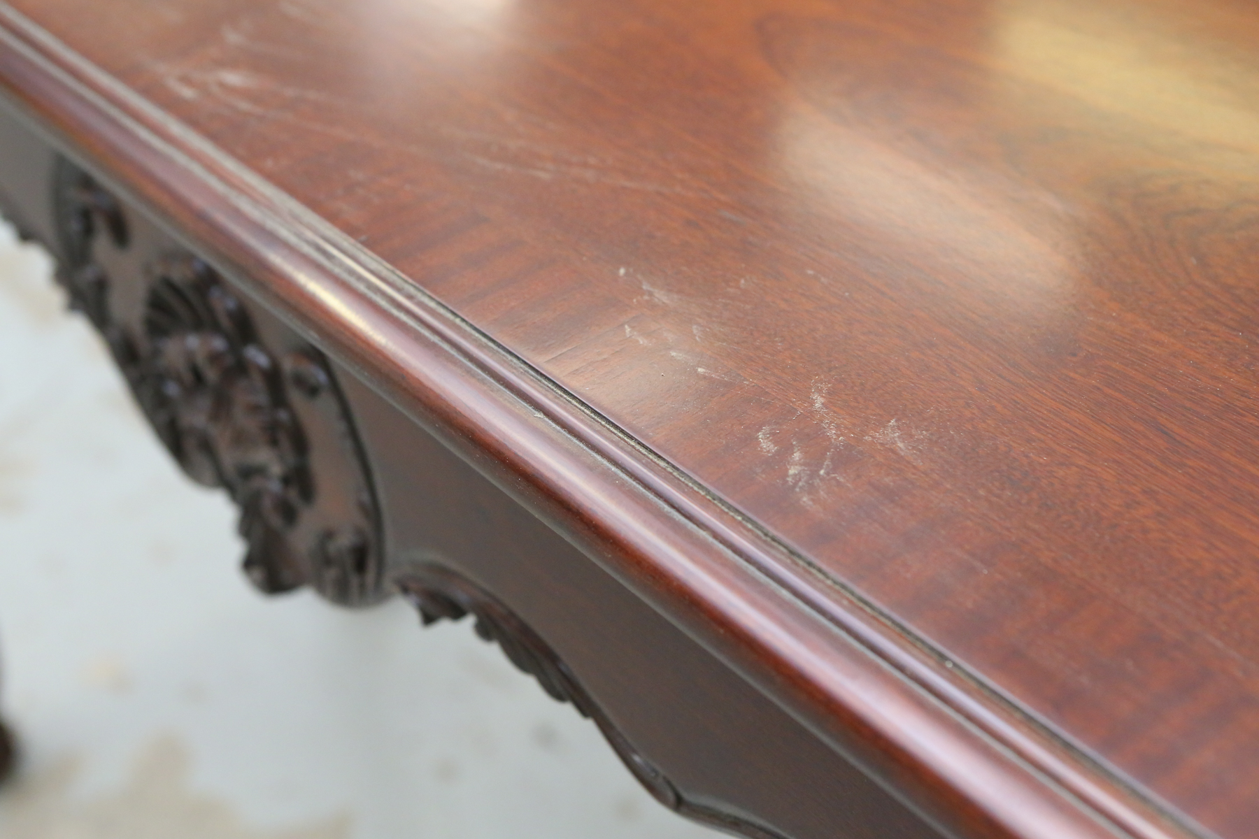 Vintage Chippendale Style Console Table