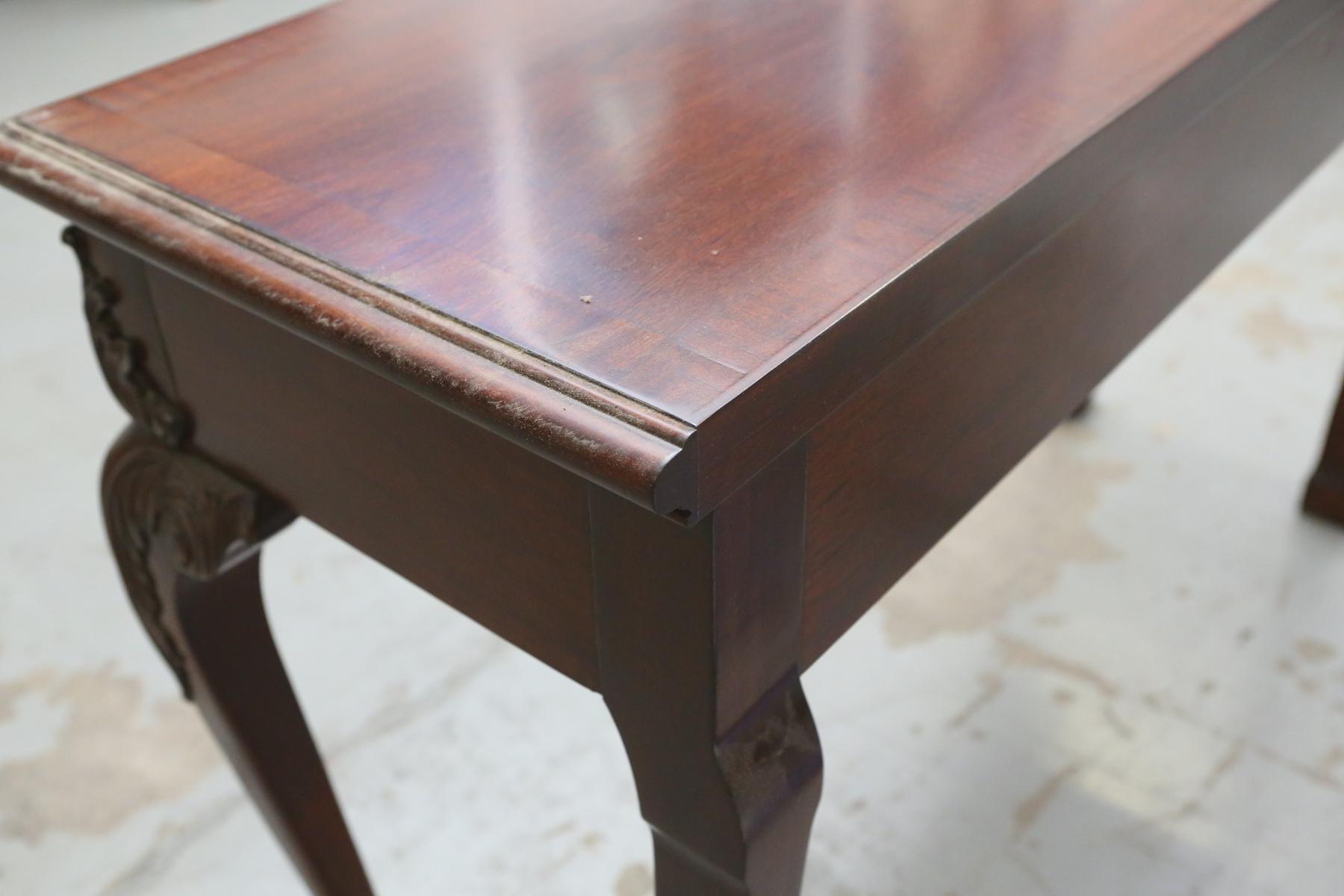 Vintage Chippendale Style Console Table