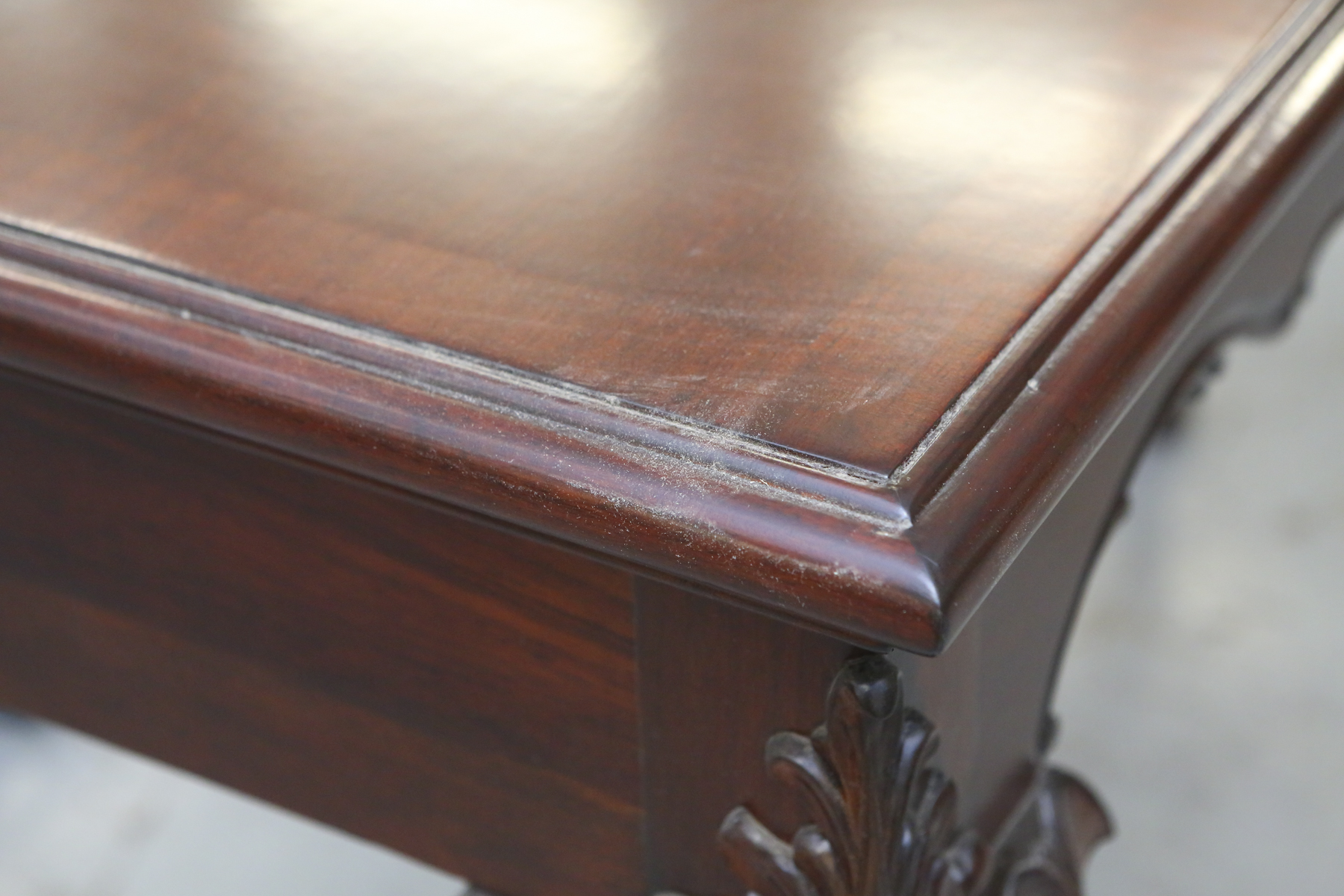 Vintage Chippendale Style Console Table